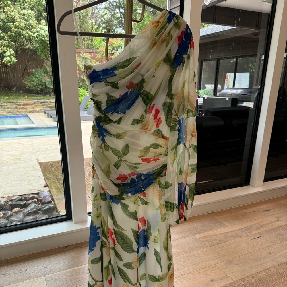 Floral Multicolor Women's Dress